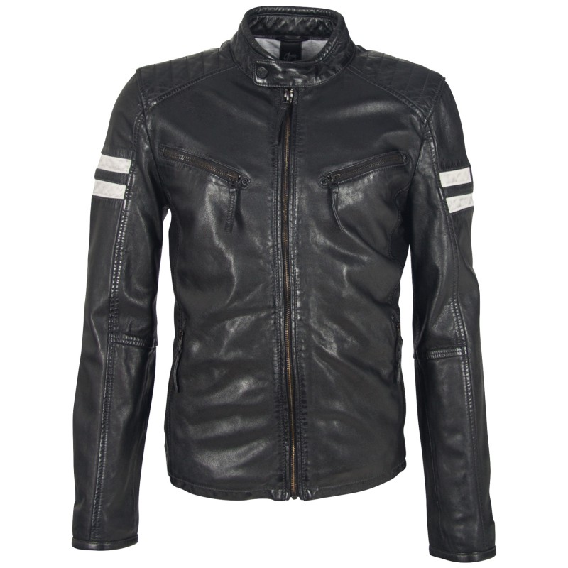 Geaca de Piele Naturala Barbati Gipsy Neagra GBRemmy SF LACAV – IMBRACAMINTE