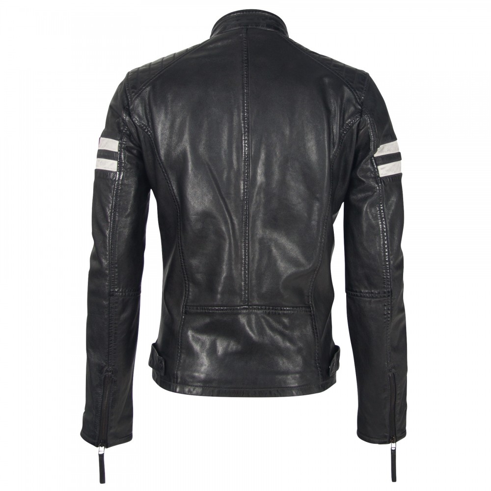 Geaca de Piele Naturala Barbati Gipsy Neagra GBRemmy SF LACAV Geaca de Piele Naturala Barbati Gipsy Neagra GBRemmy SF LACAV - readytowear.ro