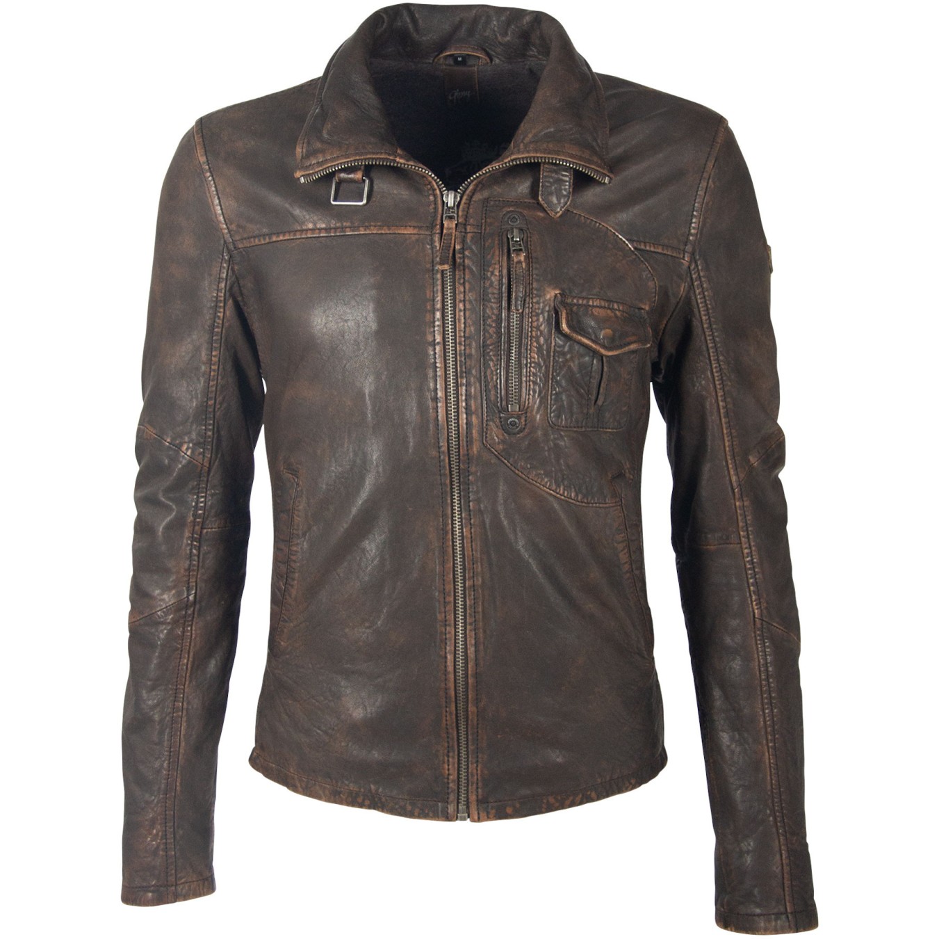 Geaca de Piele Naturala Barbati Gipsy Maro Antic GBRufford SF NSLAV – IMBRACAMINTE