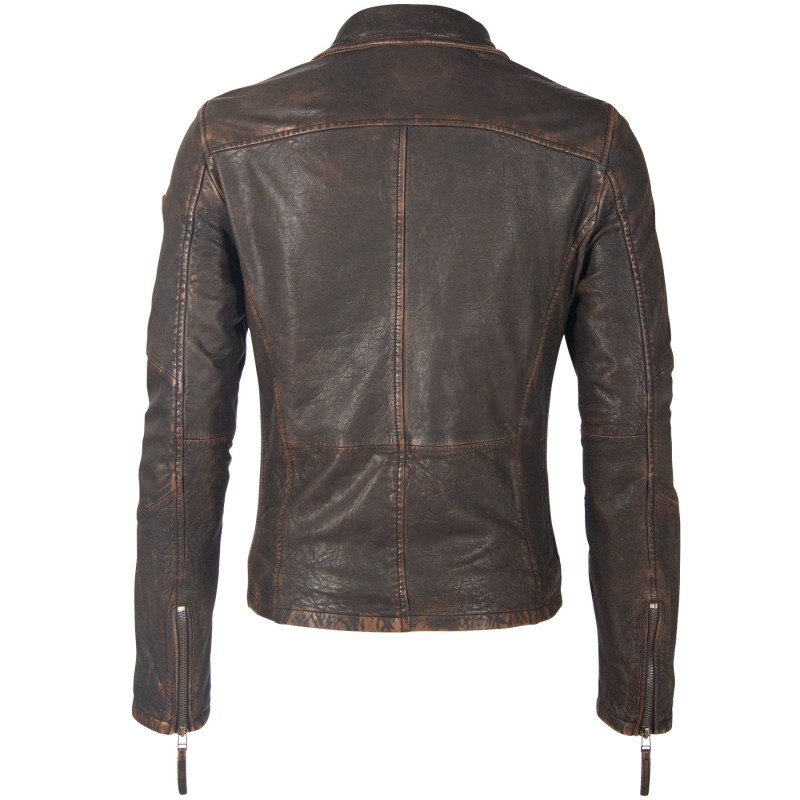 Geaca de Piele Naturala Barbati Gipsy Maro Antic GBRufford SF NSLAV – IMBRACAMINTE