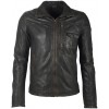 Geaca de Piele Naturala Barbati Gipsy Negru Antic GBRufford SF NSLAV Geaca de Piele Naturala Barbati Gipsy Negru Antic GBRufford SF NSLAV - readytowear