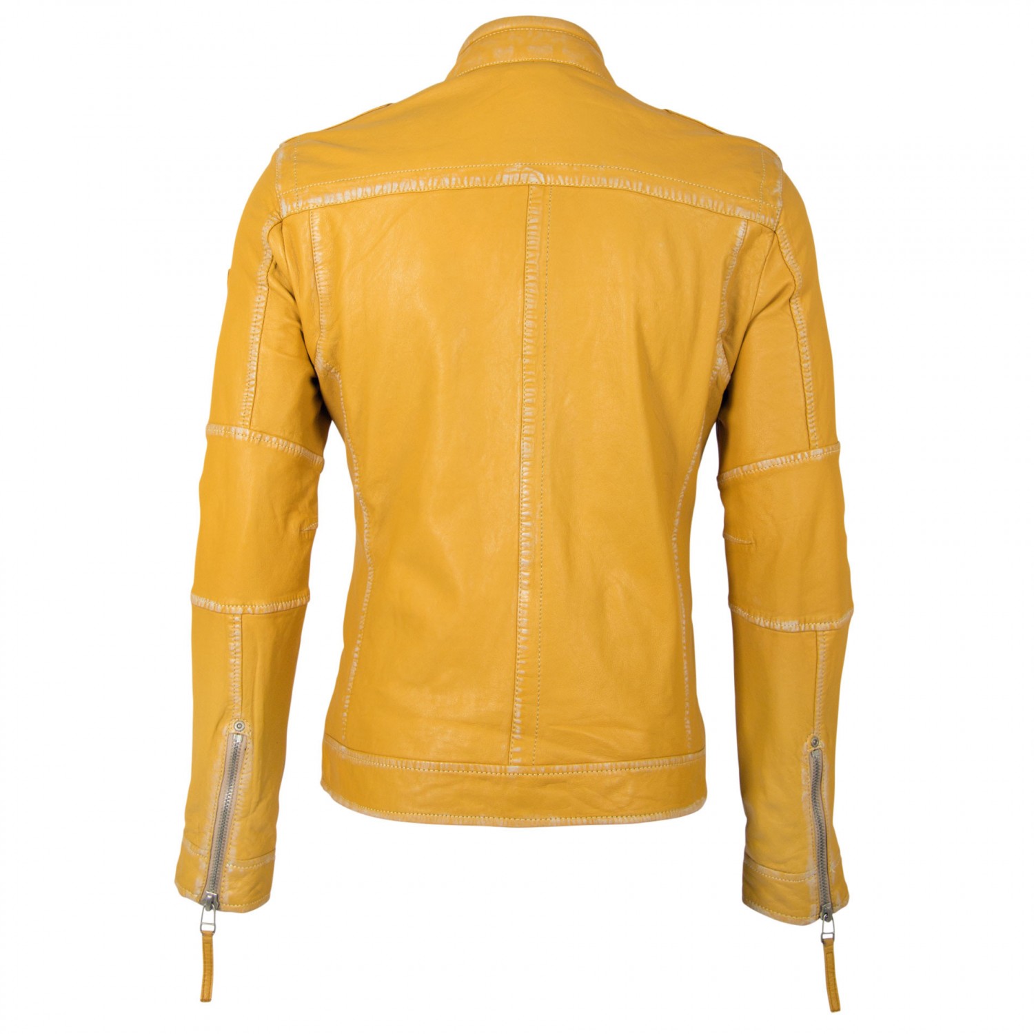 Geaca de Piele Naturala Barbati Gipsy Galbena GBRyder SF LULV – IMBRACAMINTE Geaca de Piele Naturala Barbati Gipsy Galbena GBRyder SF LULV – IMBRACAMINTE