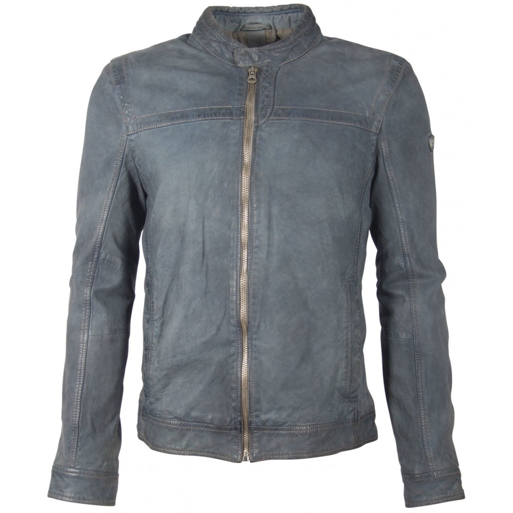 Geaca de Piele Naturala Barbati Gipsy Bleumarin GBRyker SF LNUV Geaca de Piele Naturala Barbati Gipsy Bleumarin GBRyker SF LNUV - readytowear.ro