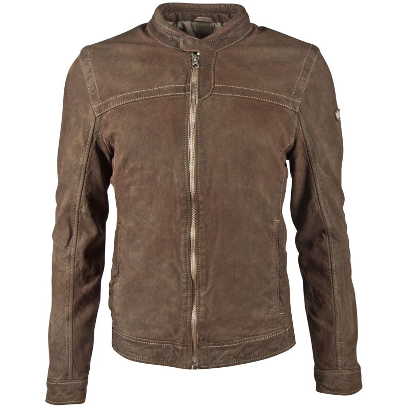 Geaca de Piele Naturala Barbati Gipsy Olive GBRyker SF LNUV – IMBRACAMINTE