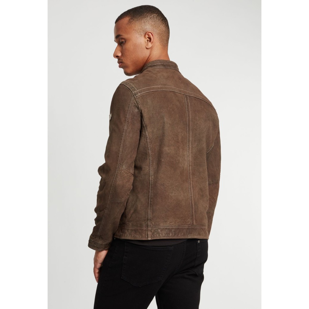 Geaca de Piele Naturala Barbati Gipsy Olive GBRyker SF LNUV – IMBRACAMINTE