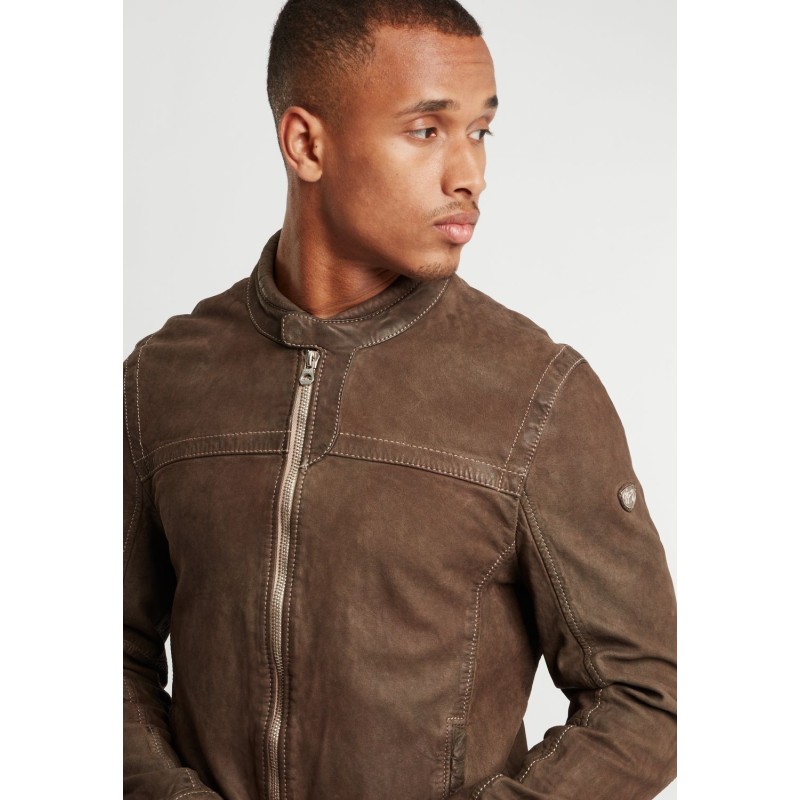 Geaca de Piele Naturala Barbati Gipsy Olive GBRyker SF LNUV – IMBRACAMINTE