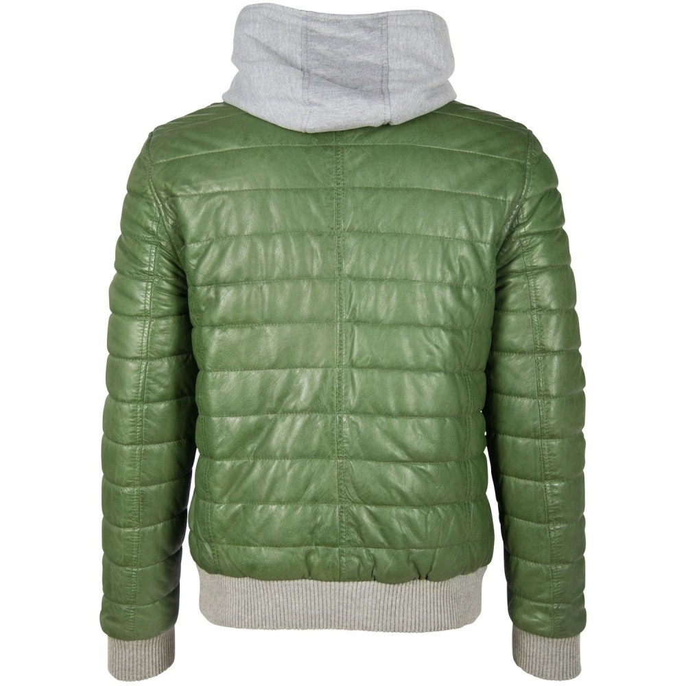 Geaca de Piele Naturala Barbati Gipsy Verde GBSanton LNBV W Geaca de Piele Naturala Barbati Gipsy Verde GBSanton LNBV W - readytowear.ro