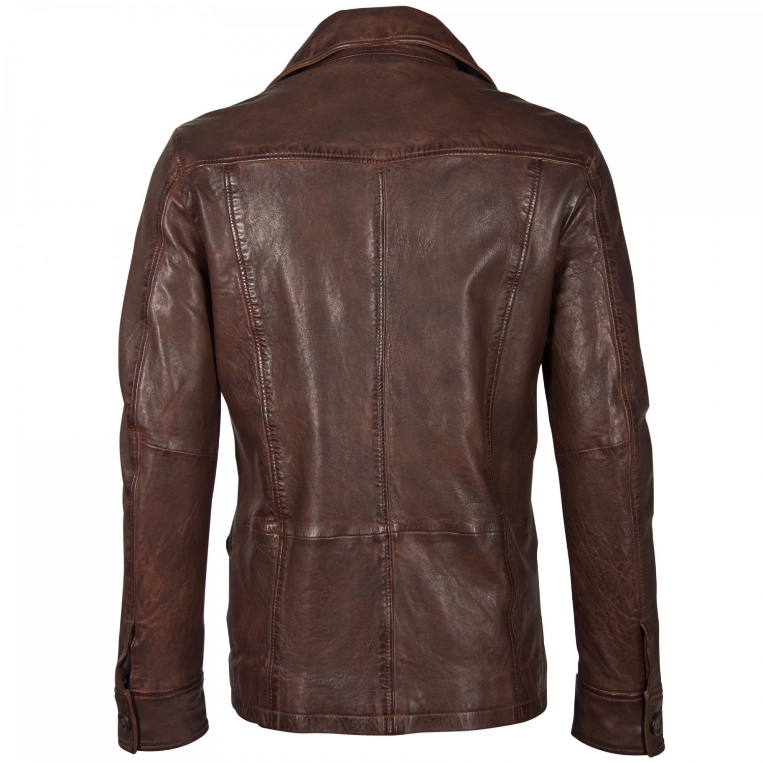 Geaca de Piele Naturala Barbati Gipsy Castanie GBSeaton STUV W – IMBRACAMINTE