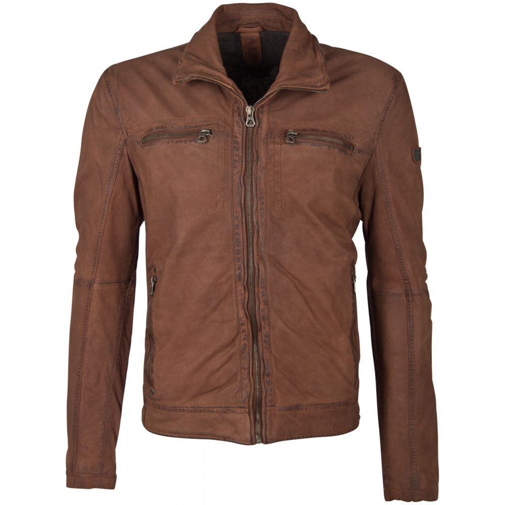 Geaca de Piele Naturala Barbati Gipsy Maro GBSteeve LCOUNTV - readytowear