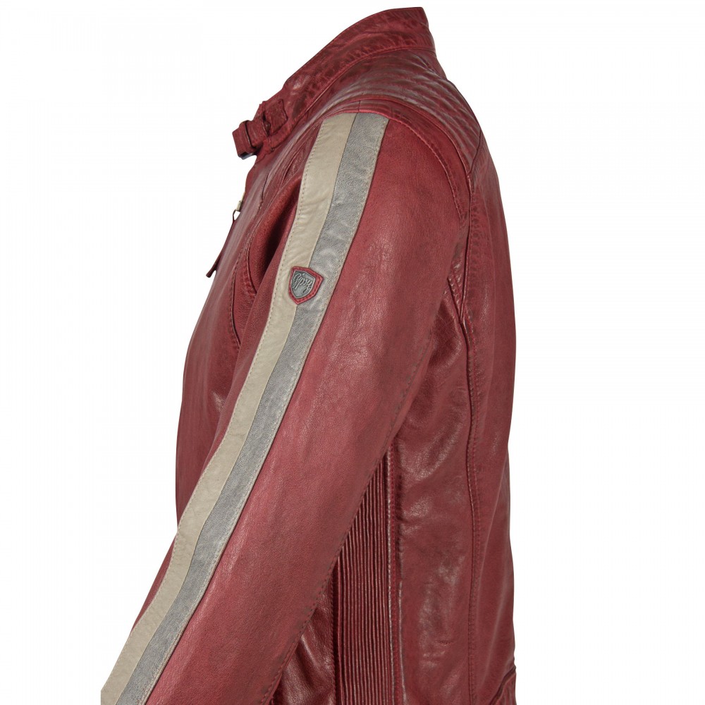 Geaca de Piele Naturala Barbati Gipsy Rosie GBTrevis SF LEGV Geaca de Piele Naturala Barbati Gipsy Rosie GBTrevis SF LEGV - readytowear.ro
