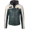 Geaca de Piele Naturala Barbati Gipsy Verde Inchis/Alb Murdar GBTroon 2 SF LACAV Geaca de Piele Naturala Barbati Gipsy Verde Inchis/Alb Murdar GBTroon 2 SF LACAV - readytowear.ro