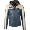 Geaca de Piele Naturala Barbati Gipsy Bleumarin/Alb Murdar GBTroon 2 SF LACAV Geaca de Piele Naturala Barbati Gipsy Bleumarin/Alb Murdar GBTroon 2 SF LACAV - readytowear.ro