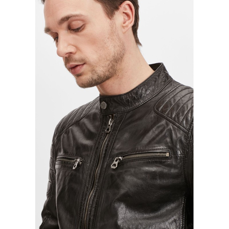 Geaca de Piele Naturala Barbati Gipsy Neagra GBTulok LSAV – IMBRACAMINTE Geaca de Piele Naturala Barbati Gipsy Neagra GBTulok LSAV – IMBRACAMINTE