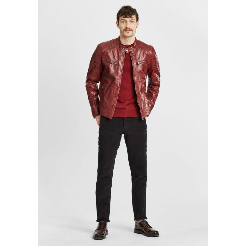 Geaca de Piele Naturala Barbati Gipsy Rosie GBTulok LSAV – IMBRACAMINTE Geaca de Piele Naturala Barbati Gipsy Rosie GBTulok LSAV – IMBRACAMINTE