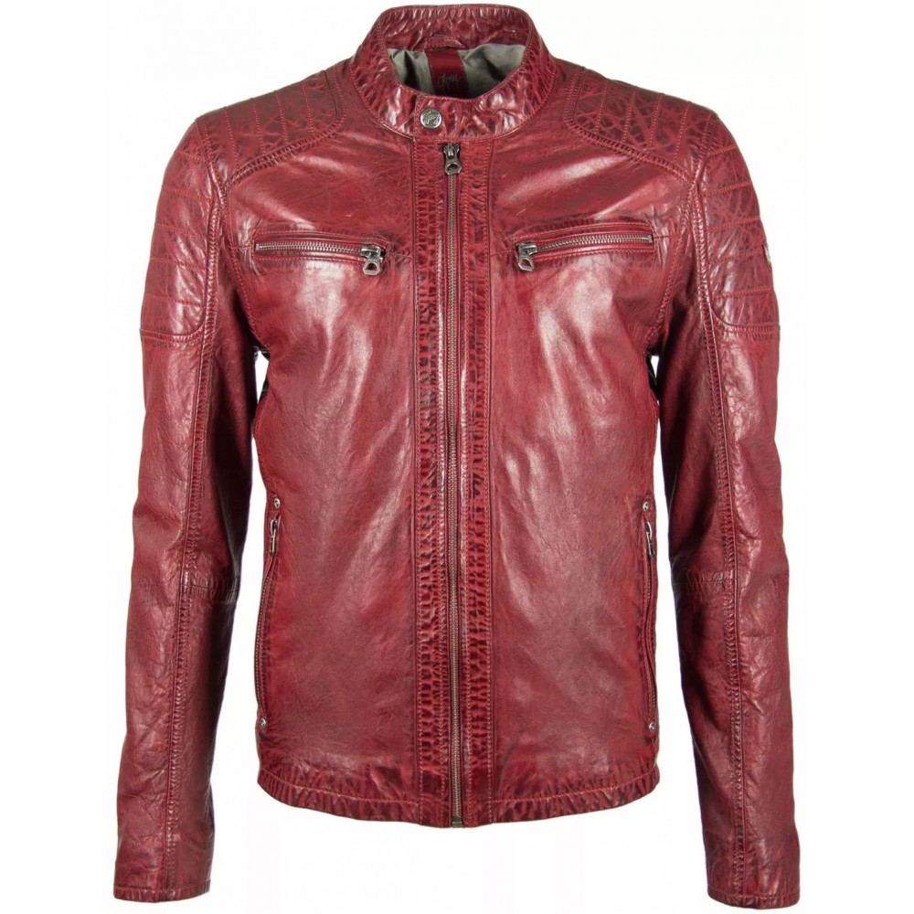 Geaca de Piele Naturala Barbati Gipsy Rosie GBTulok LSAV Geaca de Piele Naturala Barbati Gipsy Rosie GBTulok LSAV - readytowear