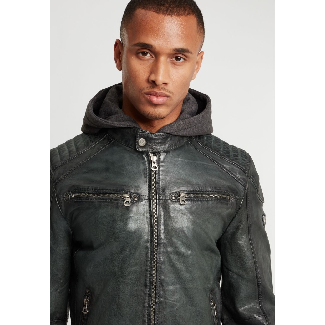 Geaca de Piele Barbati Gipsy Verde GBVinn P LVV – Black Friday Geaca de Piele Barbati Gipsy Verde GBVinn P LVV – Black Friday