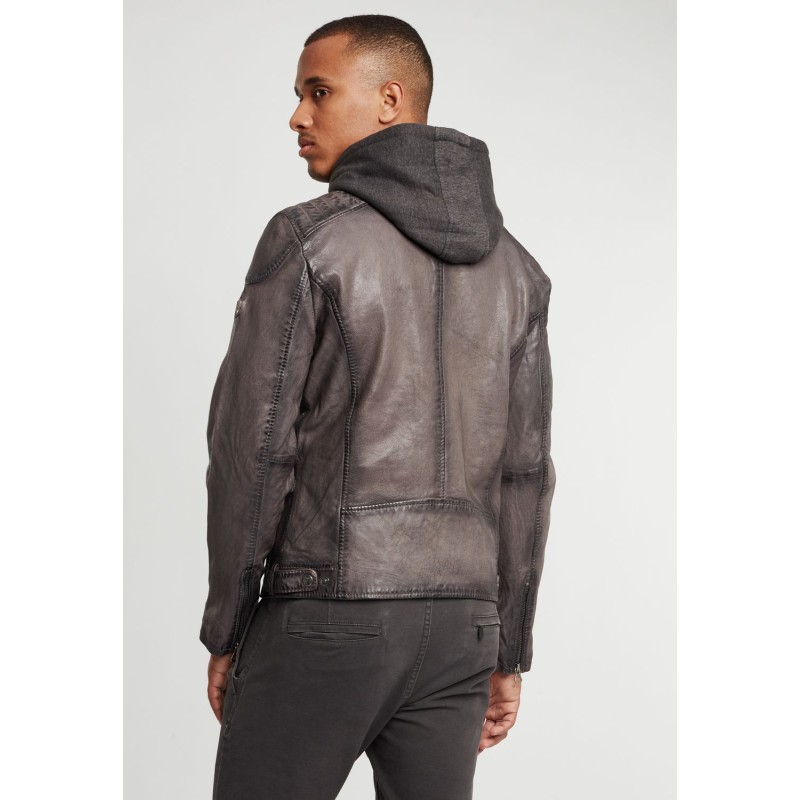 Geaca de Piele Barbati Gipsy Gri GBVinn – Black Friday Geaca de Piele Barbati Gipsy Gri GBVinn – Black Friday