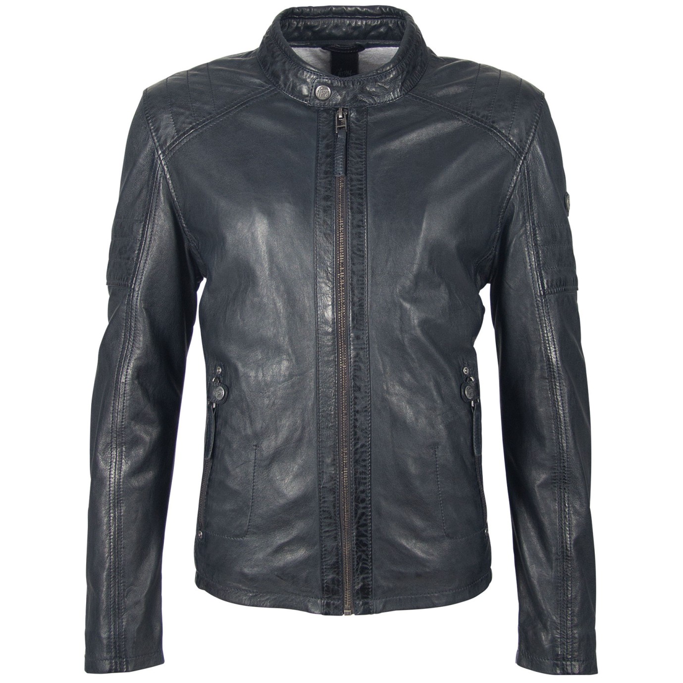 Geaca de Piele Barbati Gipsy Bleumarin/Negru GBWeaton LWAWV – IMBRACAMINTE