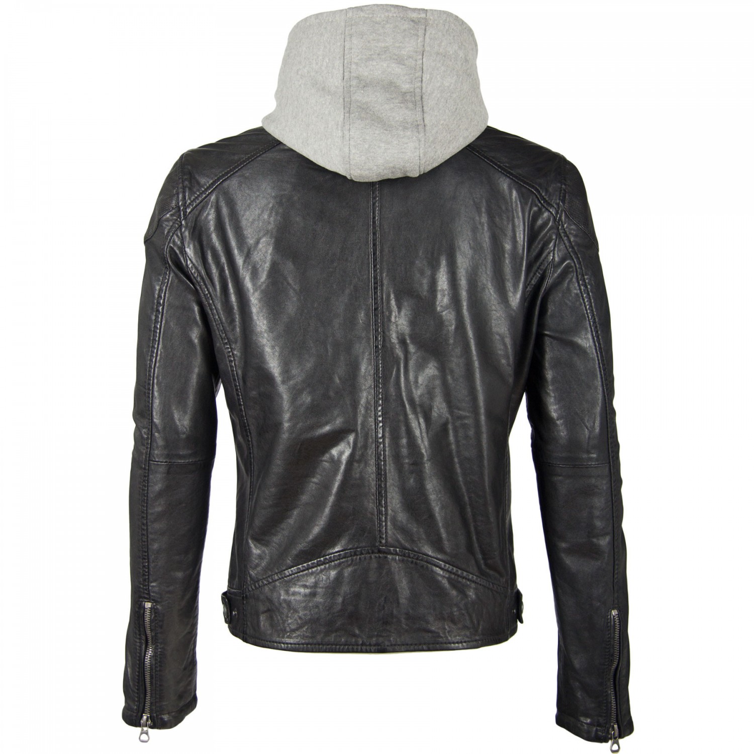 Geaca de Piele Naturala Barbati Gipsy Neagra GBYotim NSLV – IMBRACAMINTE