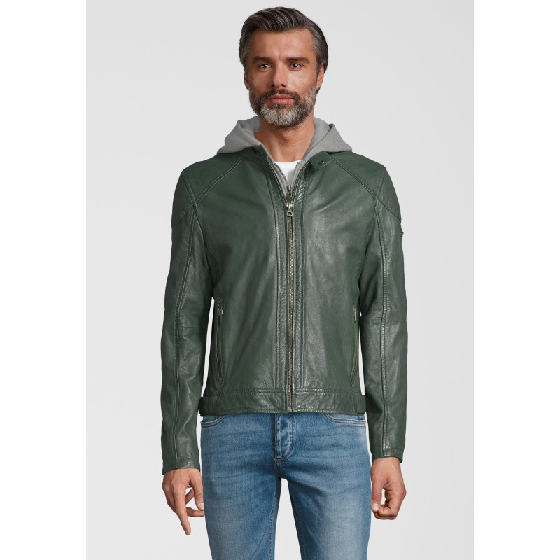 Geaca de Piele Naturala Barbati Gipsy Verde GBYotim NSLV – IMBRACAMINTE Geaca de Piele Naturala Barbati Gipsy Verde GBYotim NSLV – IMBRACAMINTE