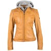 Geaca de Piele Dama Gipsy Camel GGAbby S21 LAMAS Geaca de Piele Dama Gipsy Camel GGAbby S21 LAMAS - readytowear.ro