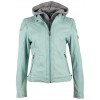 Geaca de Piele Naturala Dama Gipsy Turcoaz Pastel GGAbby S21 LAMAS - readytowear