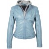 Geaca de Piele Naturala Dama Gipsy Albastru Deschis GGAelly LAMAS Geaca de Piele Naturala Dama Gipsy Albastru Deschis GGAelly LAMAS - readytowear