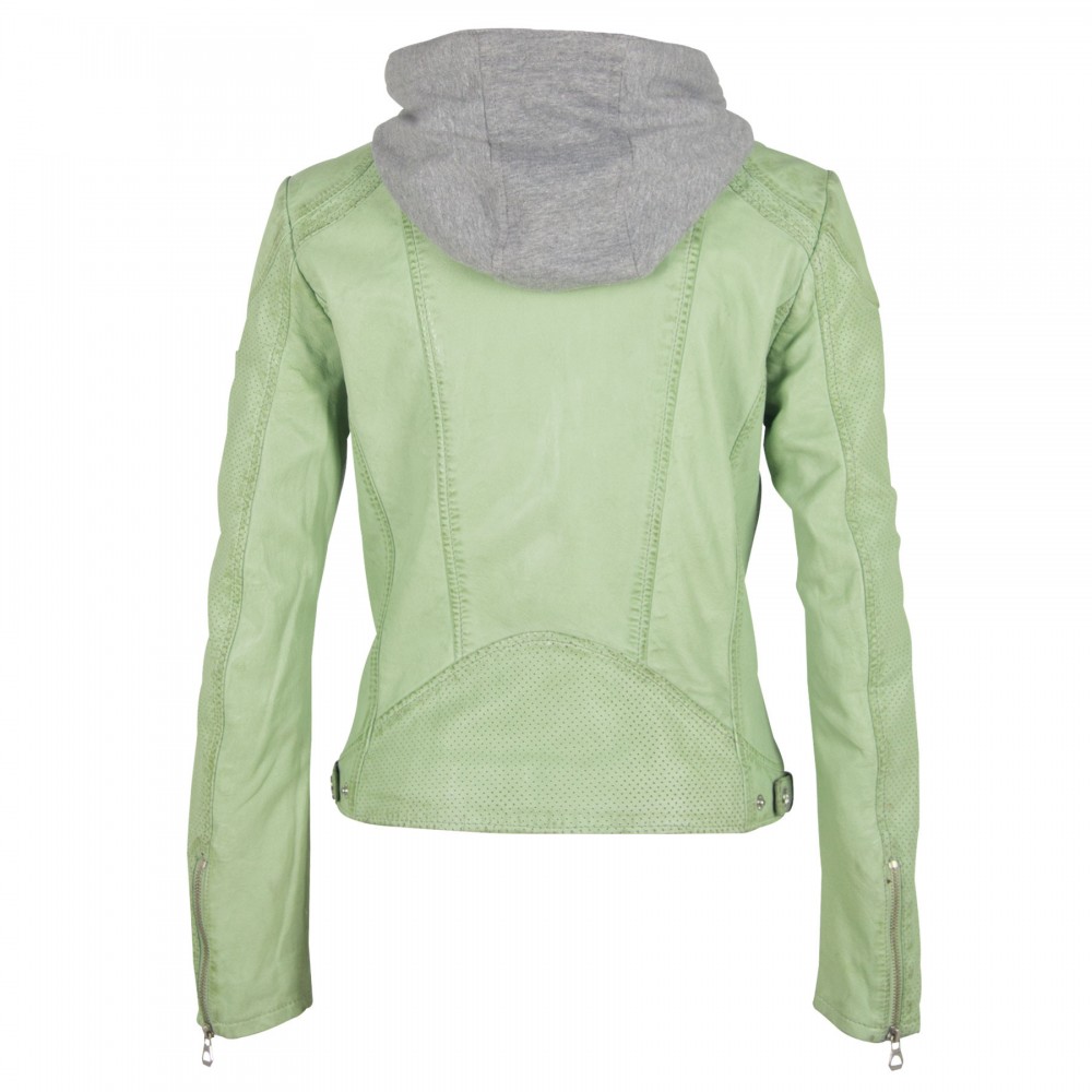 Geaca de Piele Naturala Dama Gipsy Verde Menta GGAelly LAMAS Geaca de Piele Naturala Dama Gipsy Verde Menta GGAelly LAMAS - readytowear.ro