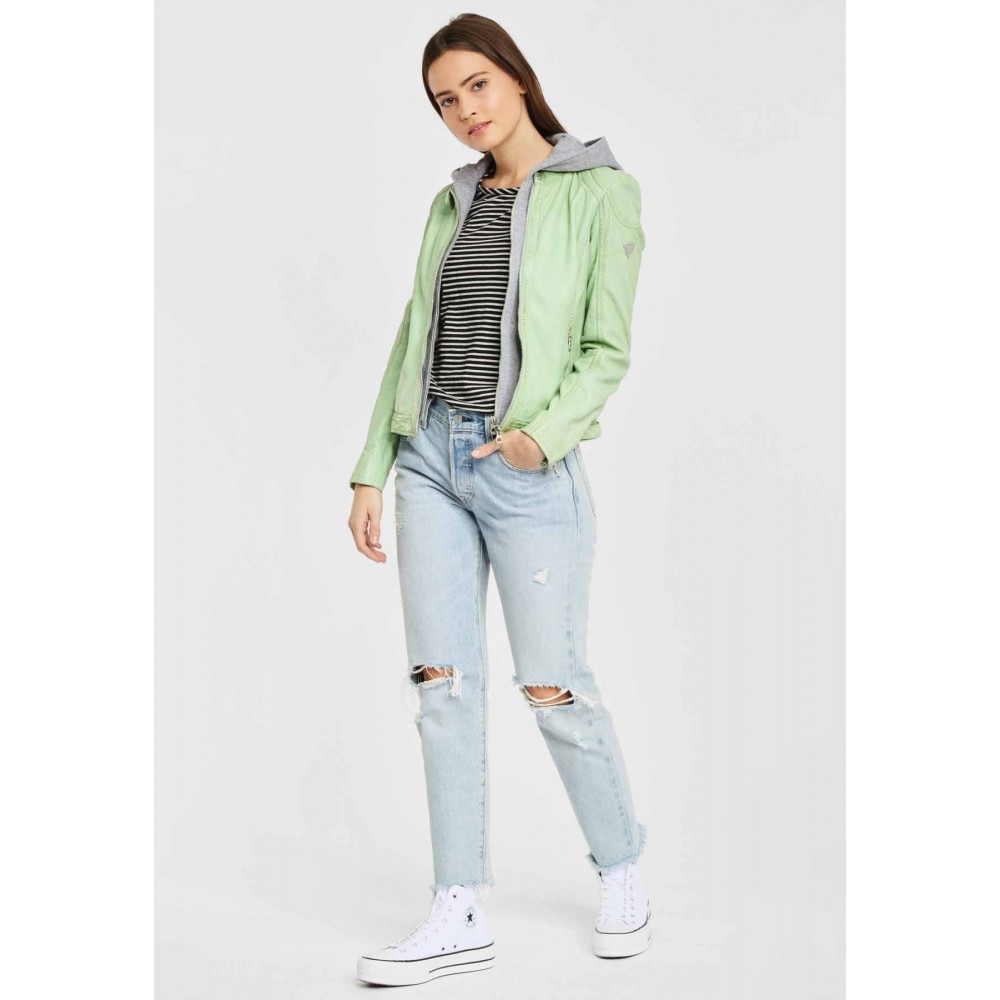 Geaca de Piele Naturala Dama Gipsy Verde Menta GGAelly LAMAS Geaca de Piele Naturala Dama Gipsy Verde Menta GGAelly LAMAS - readytowear.ro