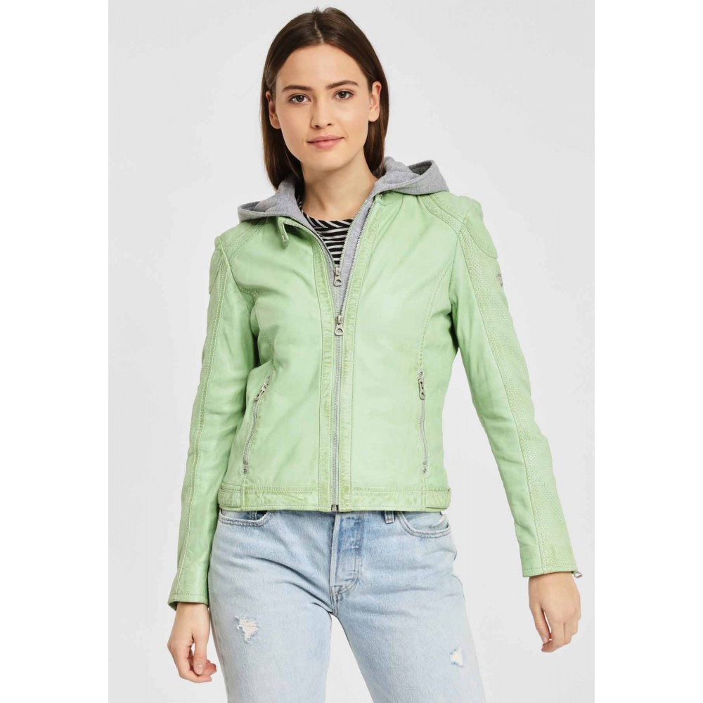 Geaca de Piele Naturala Dama Gipsy Verde Menta GGAelly LAMAS Geaca de Piele Naturala Dama Gipsy Verde Menta GGAelly LAMAS - readytowear.ro