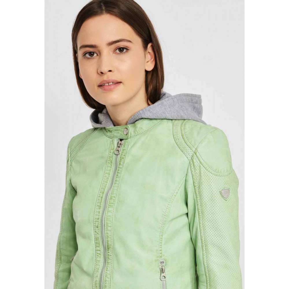 Geaca de Piele Naturala Dama Gipsy Verde Menta GGAelly LAMAS Geaca de Piele Naturala Dama Gipsy Verde Menta GGAelly LAMAS - readytowear.ro