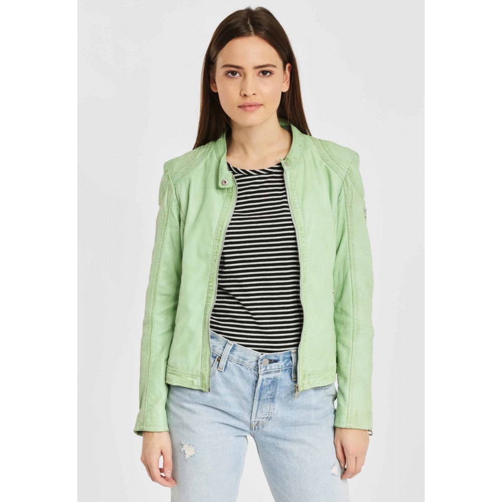 Geaca de Piele Naturala Dama Gipsy Verde Menta GGAelly LAMAS Geaca de Piele Naturala Dama Gipsy Verde Menta GGAelly LAMAS - readytowear.ro