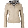 Geaca de Piele Naturala Dama Gipsy Alb Murdar GGAelly LAMAS - readytowear