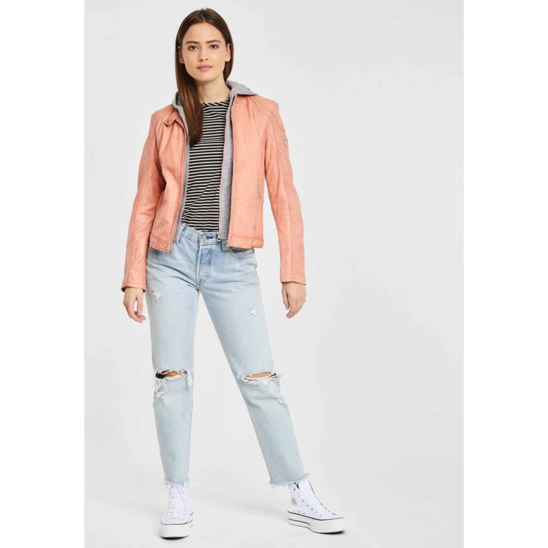 Geaca de Piele Naturala Dama Gipsy Roz Piersica GGAelly LAMAS – IMBRACAMINTE Geaca de Piele Naturala Dama Gipsy Roz Piersica GGAelly LAMAS – IMBRACAMINTE