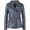 Geaca de Piele Naturala Dama Gipsy Albastra GGBeeke LABUV - readytowear