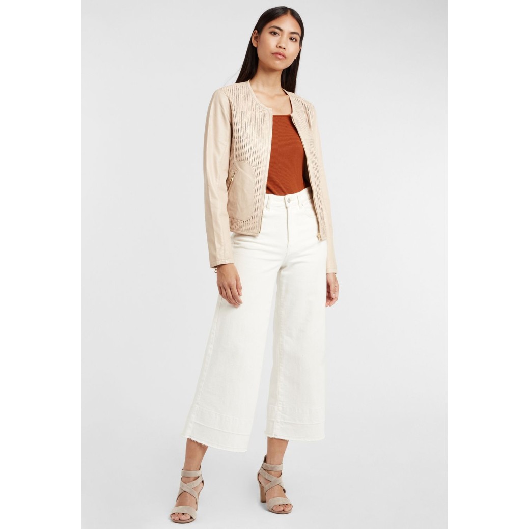 Geaca de Piele Dama Gipsy Bej GGBlanka LNV – IMBRACAMINTE