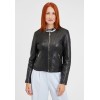 Geaca de Piele Dama Gipsy Neagra GGBlanka LNV geci de piele - readytowear.ro