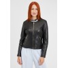 Geaca de Piele Dama Gipsy Neagra GGBlanka LNV geci de piele - readytowear.ro