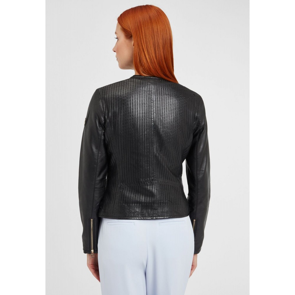 Geaca de Piele Dama Gipsy Neagra GGBlanka LNV geci de piele - readytowear.ro