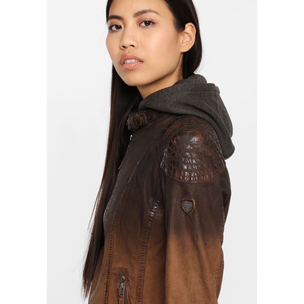 Geaca de Piele Dama Gipsy Maro Antic GGCascha – Black Friday