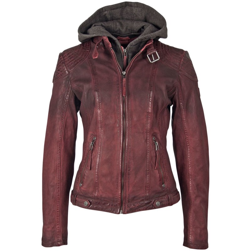 Geaca de Piele Dama Gipsy Rosie GGCascha LAMOV – IMBRACAMINTE