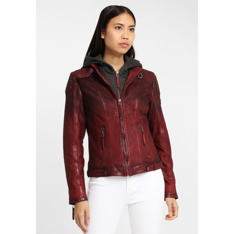 Geaca de Piele Dama Gipsy Rosie GGCascha LAMOV – IMBRACAMINTE