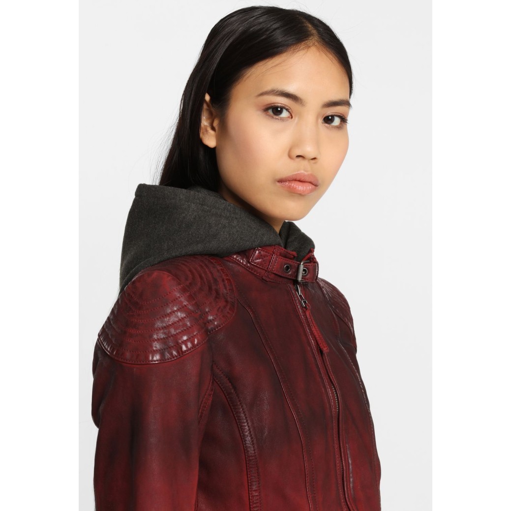 Geaca de Piele Dama Gipsy Rosie GGCascha LAMOV – IMBRACAMINTE