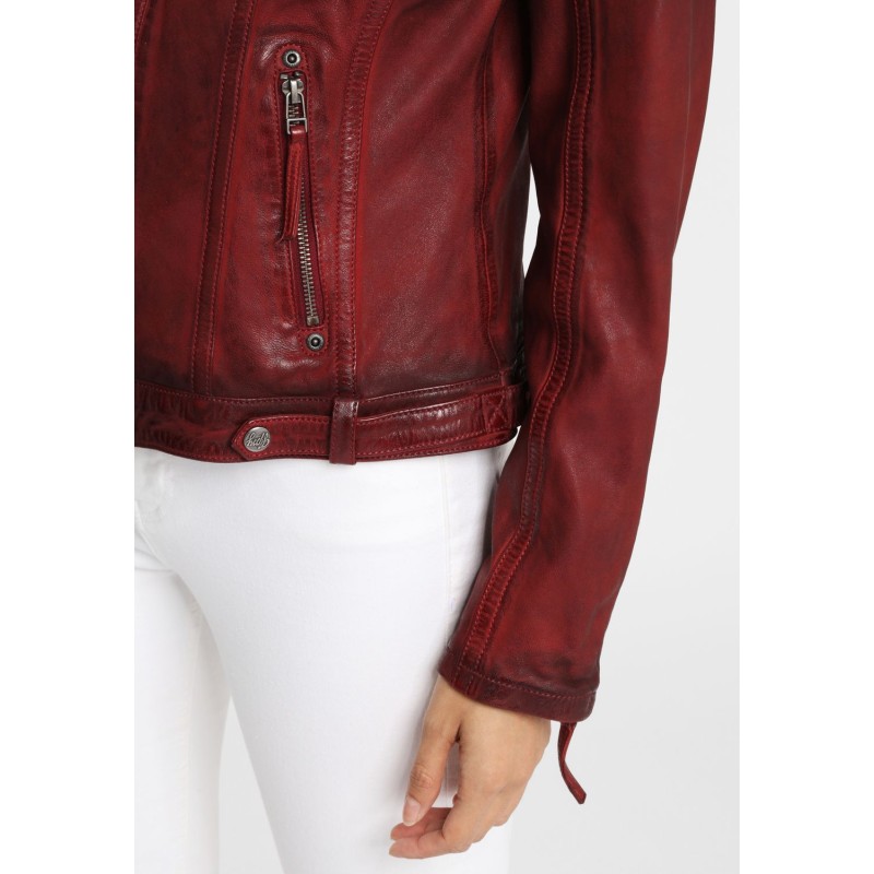 Geaca de Piele Dama Gipsy Rosie GGCascha LAMOV – IMBRACAMINTE