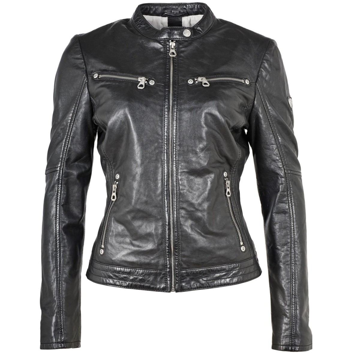 Geaca de Piele Naturala Dama Gipsy Neagra GGCharlee LAORV – IMBRACAMINTE Geaca de Piele Naturala Dama Gipsy Neagra GGCharlee LAORV – IMBRACAMINTE