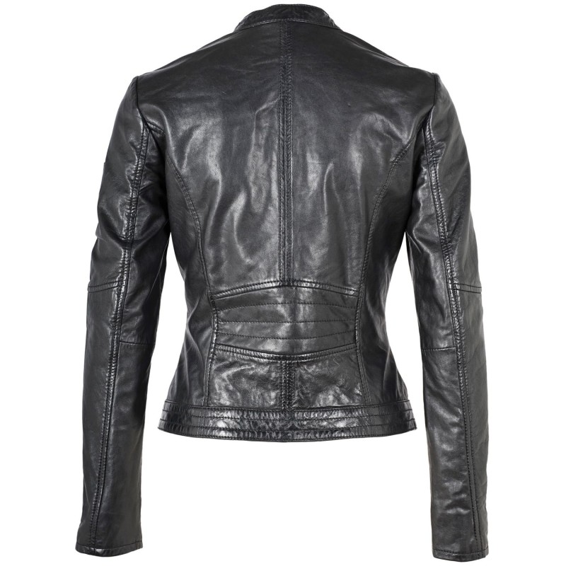 Geaca de Piele Naturala Dama Gipsy Neagra GGCharlee LAORV – IMBRACAMINTE Geaca de Piele Naturala Dama Gipsy Neagra GGCharlee LAORV – IMBRACAMINTE