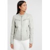 Geaca de Piele Dama Gipsy Gri Deschis GGCharlee LAORV geci de piele - readytowear.ro