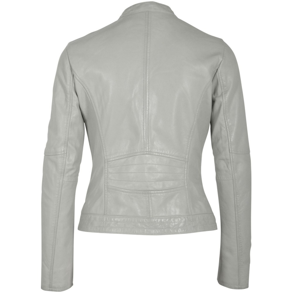 Geaca de Piele Dama Gipsy Gri Deschis GGCharlee LAORV Geaca de Piele Dama Gipsy Gri Deschis GGCharlee LAORV - readytowear.ro
