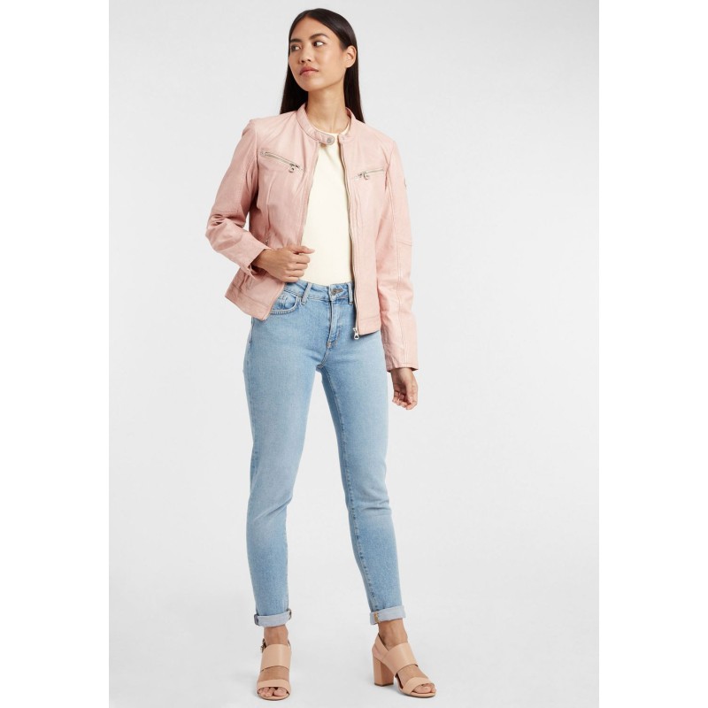 Geaca de Piele Dama Gipsy Roz Deschis GGCharlee LAORV – IMBRACAMINTE