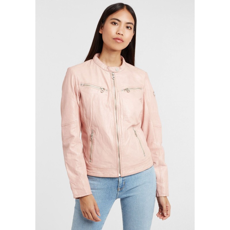 Geaca de Piele Dama Gipsy Roz Deschis GGCharlee LAORV – IMBRACAMINTE